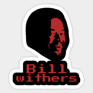 Bill withers ||| 80s retro Sticker